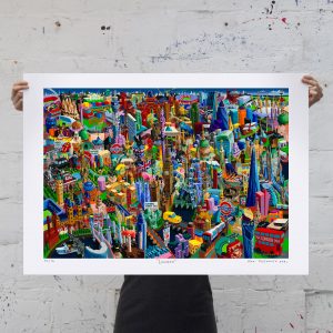 London - print na papiru 70x100 cm, Uzbudljivi gradovi, Vuk Vučković